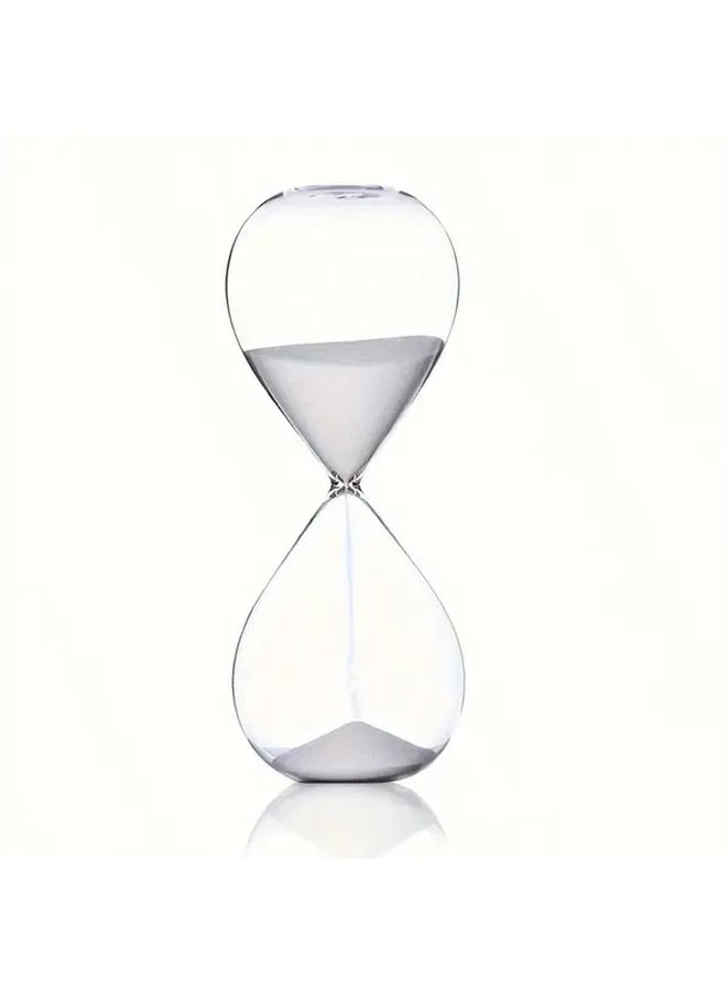 Black 5 Minute Sand Timer Decorative Glass Desk Clock Office Home Decor No Electricity Needed Time Management Tool - Image 5