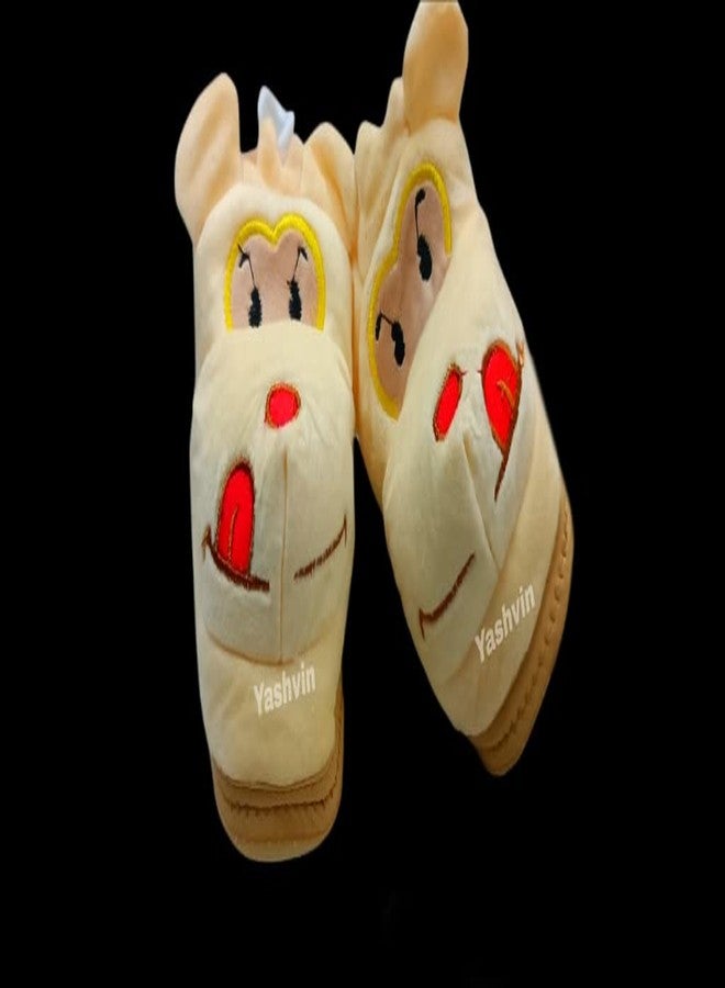 PS SHEVIN New Born Baby Prewalkers Anti Slip Booties Cartoon Face Comfortable Booties/Shoes/Socks for Baby Girl boy/Unisex-Baby Booties 3-12 Months Pack of 1 (Multicolor)_EJ271 - Image 3