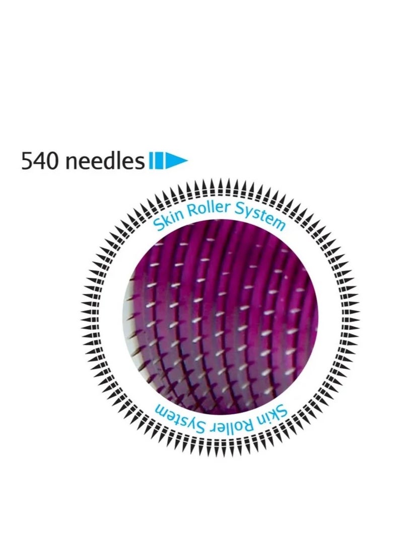 Micro-Needle Roller with 540-Needles for Hair Regrowth and Beard Growth 1 mm - Image 4