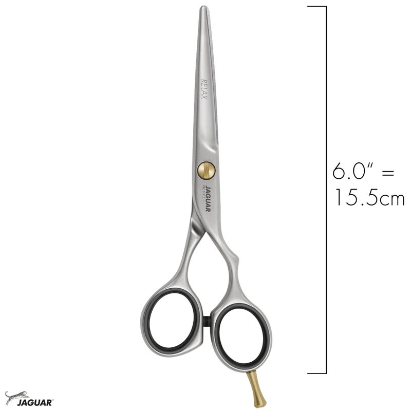 Jaguar Shears Pre Style Relax 6.0 Inch Offset Design Professional Ergonomic Steel Hair Cutting & Trimming Scissors for Salon Stylists, Beauticians, and Barbers - Image 3