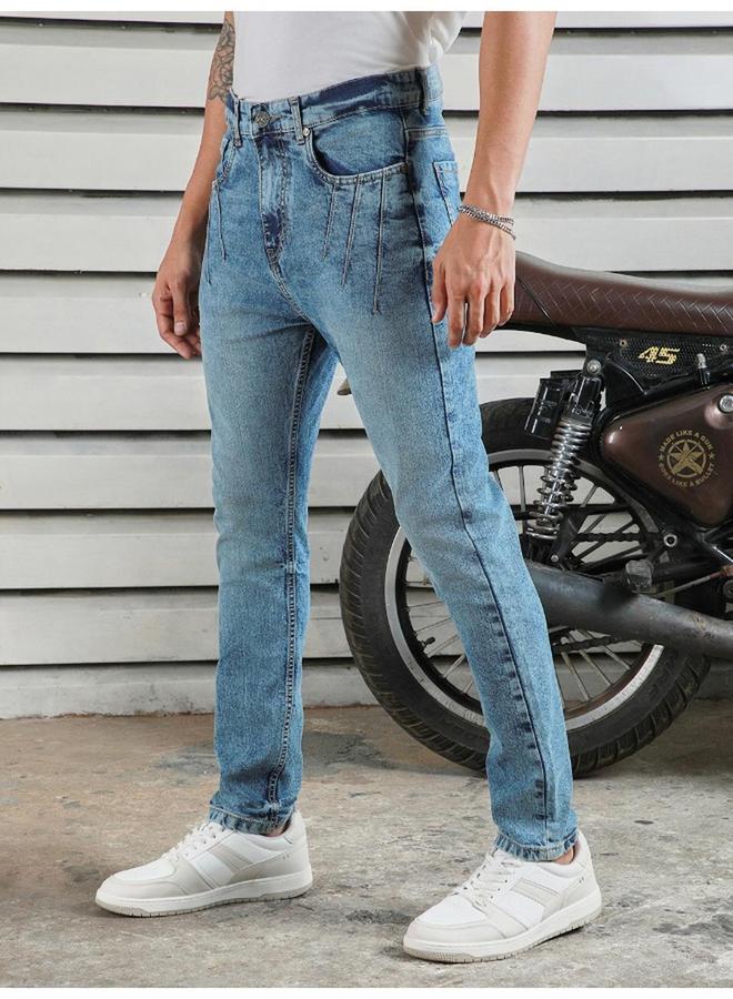 هاي ستار جينز بقصة منتظمة وخصر متوسط من ستايلي - Image 4