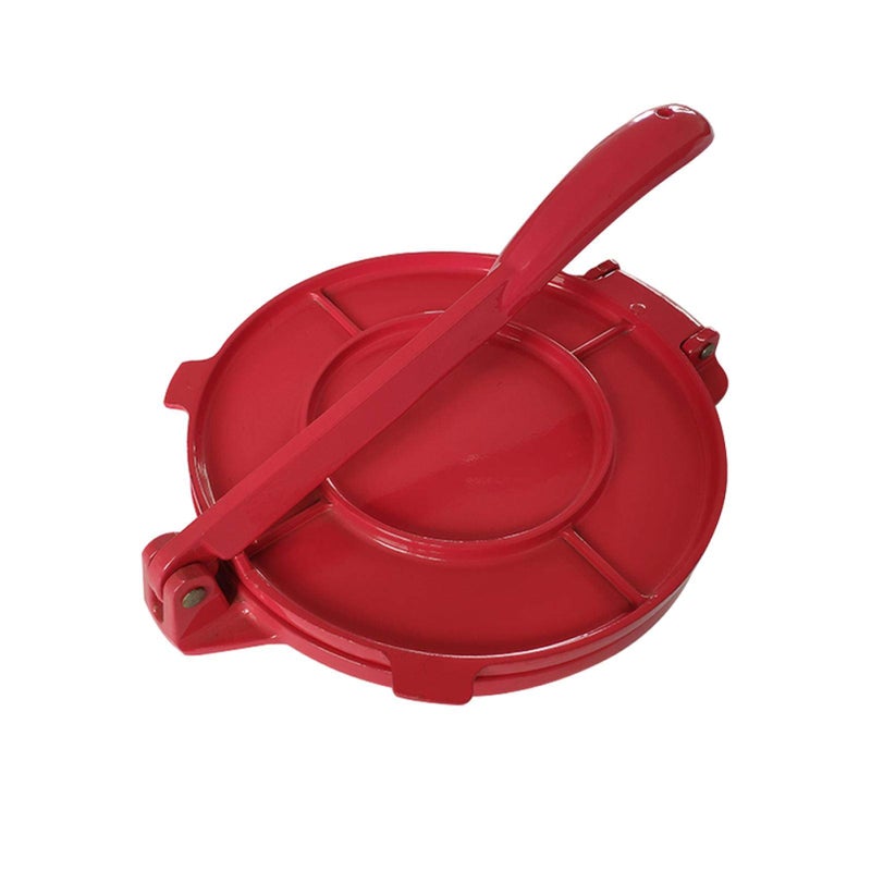 JIUHA 8 Inch Tortilla Press Maker Foldable Aluminum Flour Tortilla Press NonStick Rotis Press Dough Press Bakeware Gadgets DIY Baking Tool Accessories 