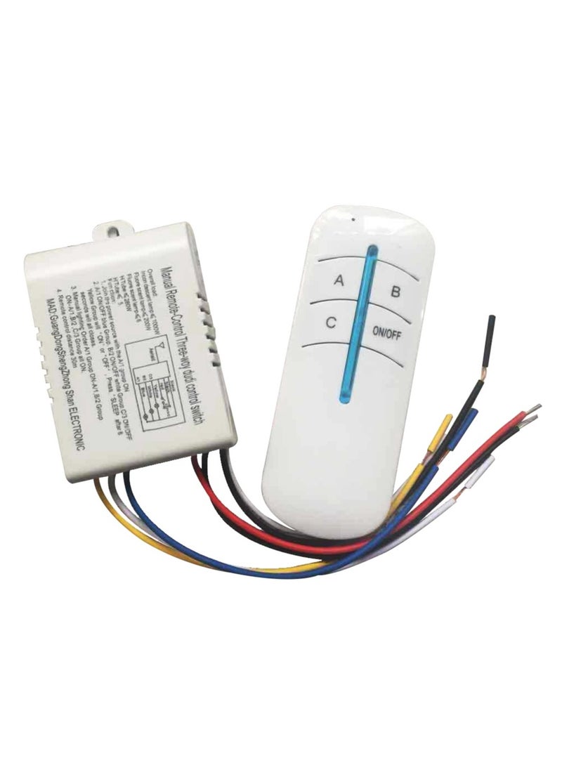 Generic 3-Line Wireless Remote Control Kit for LED Lighting  - Image 1