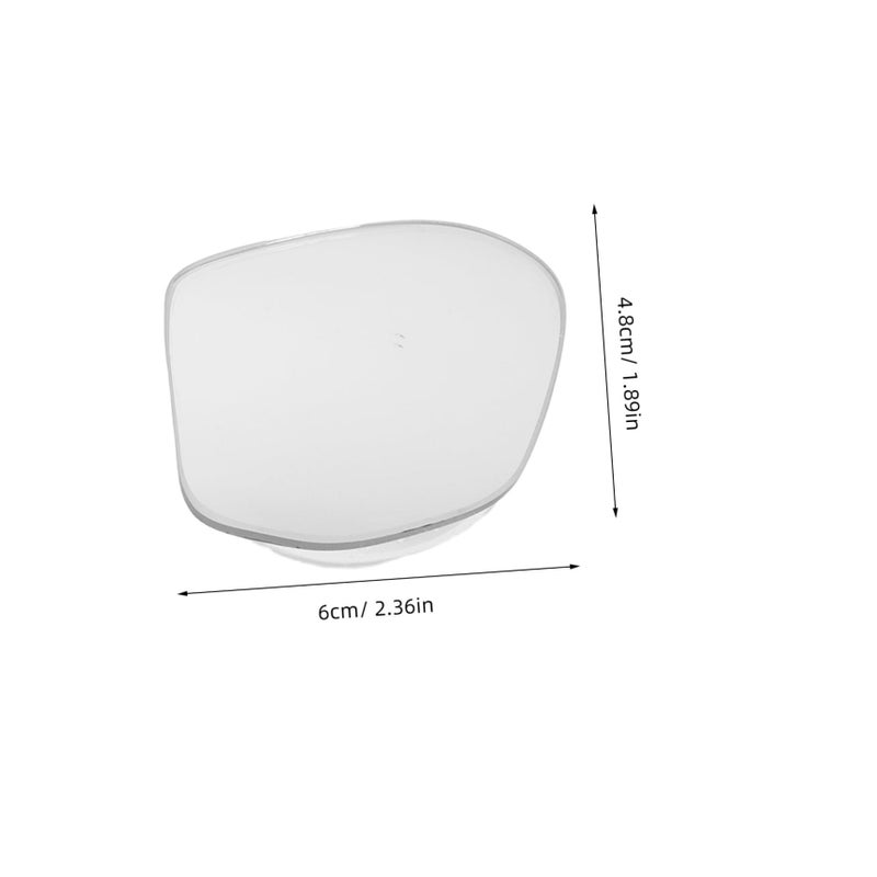 2pcs White Car Blind Spot Auxiliary Mirrors Replacement for Compact Cars and Trucks - Image 3