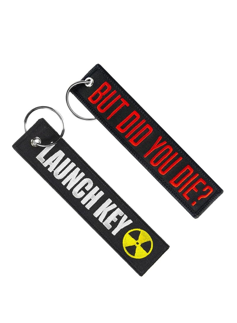Keychain for Motorcycle, Cars, Trucks, ATV, UTV, Scooters, Gifts, Backpack, 2pack - Image 1
