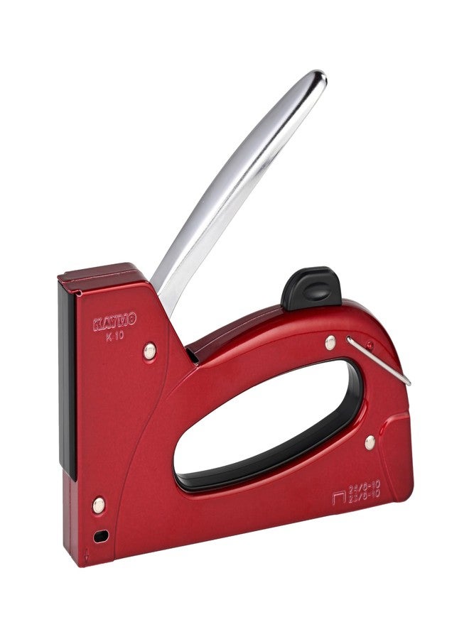 Kaymo K-10 Hand Tacker with 23 Series H - 8mm Staple Pins (1 Carton - 20000 Pins) | Compact Lightweight Tool | Full Steel Handle | All Metal Body | Lockable Handle | Staple Viewing Window | 198g - Image 2