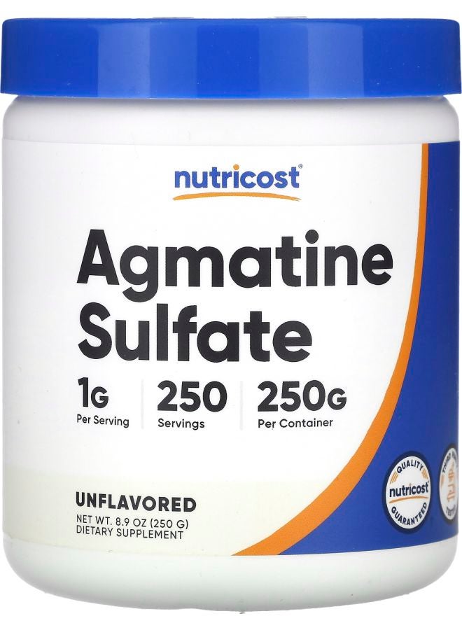 Nutricost Agmatine Sulfate Unflavored 8.9 oz (250 g)