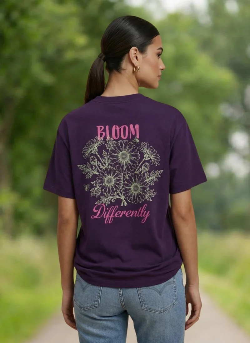 NOBERO Nobero Oversized Printed T-shirt