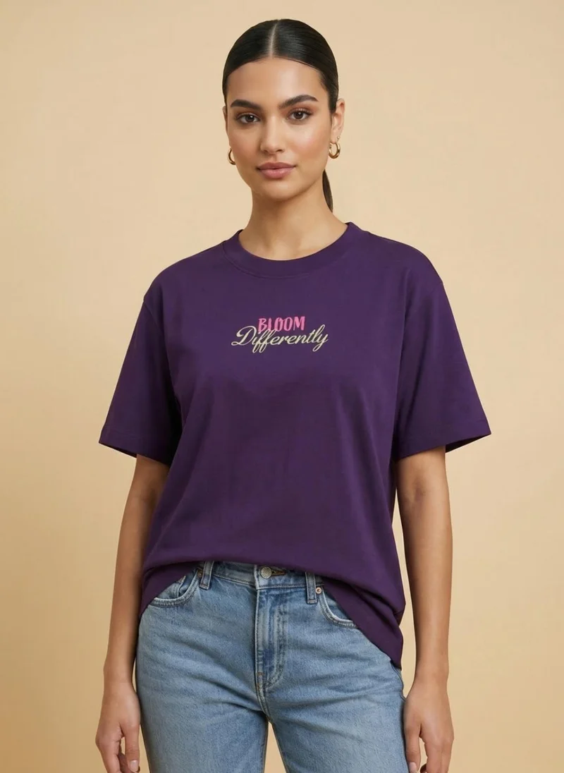NOBERO Nobero Oversized Printed T-shirt
