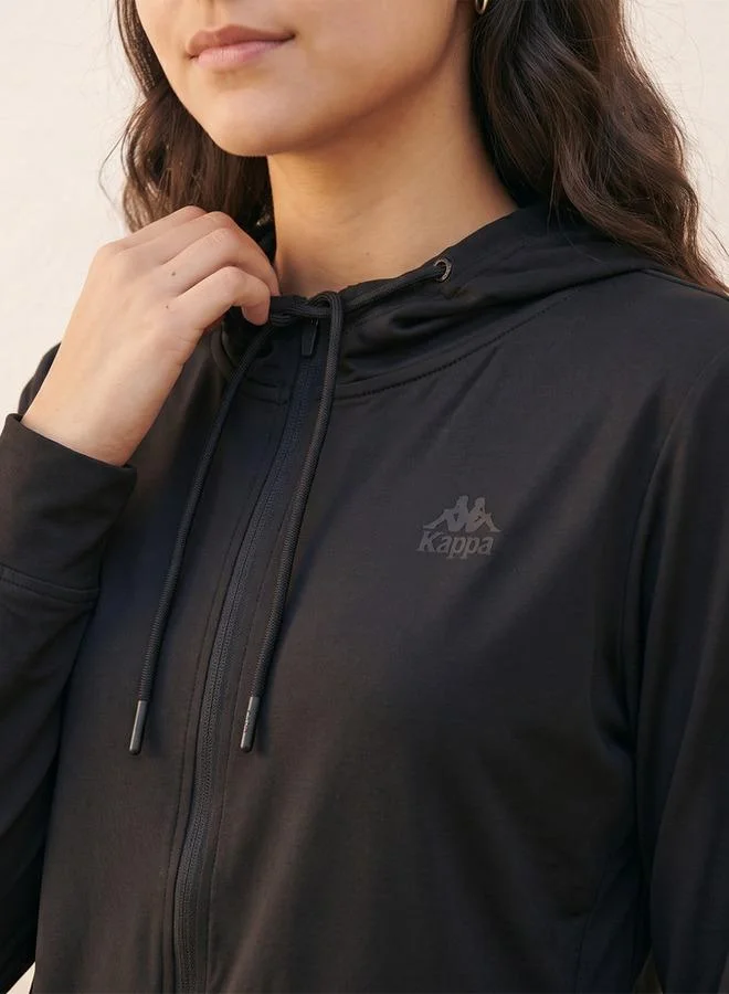 Kappa Kappa Relaxed Fit Jacket with Logo Print