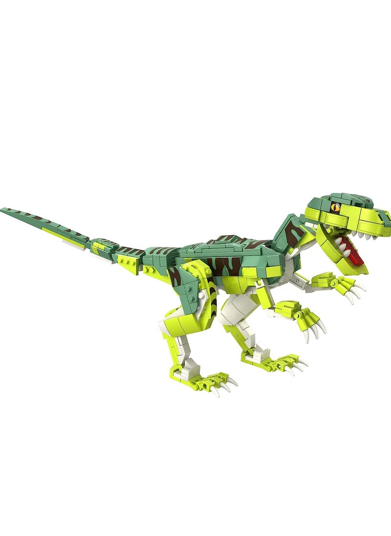 Dinosaur Velociraptor Building Set C0446, 535 Blocks Toy For 6+ Years Old Fans Of Jurassic Theme & Prehistoric World, For Boys & Girls To Enjoy & Learn