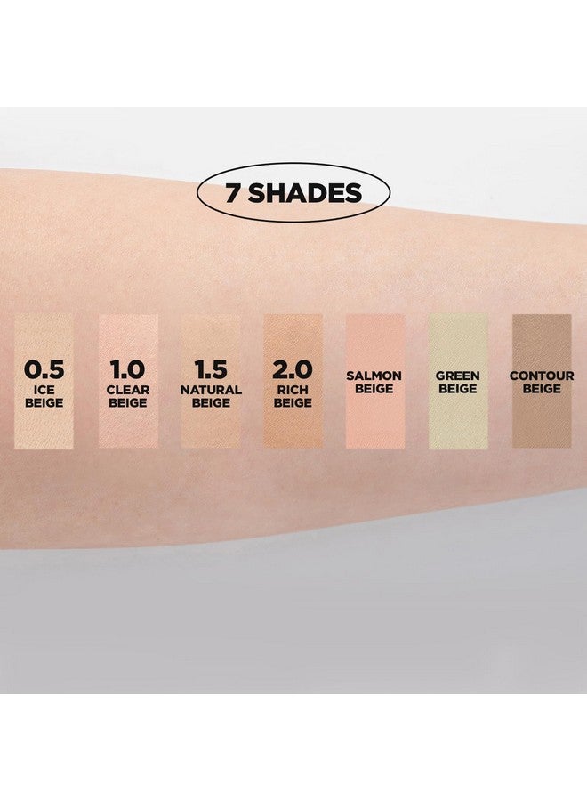 ذا سيم قلم إخفاء العيوب THESAEM Cover Perfection - مزيل للبقع غير كوميدوغينيك - يخفي العيوب وبقع الشيخوخة وحب الشباب والنمش - خافي عيوب متعدد الاستخدامات تحت العين للهالات السوداء، 2 غرام (2.0 بيج غني) - Image 2