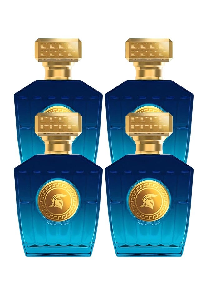 LUXEROM 4 Pieces Version Of Blue Perfume For Men 100ml EDP - Image 1