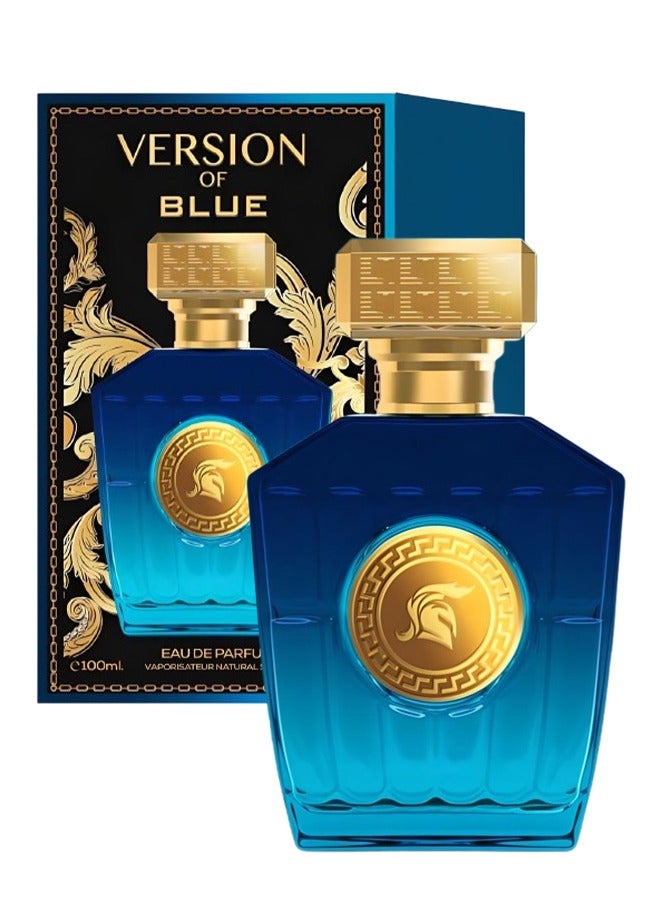 LUXEROM 4 Pieces Version Of Blue Perfume For Men 100ml EDP - Image 2