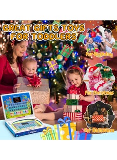 Generic 1 to 3 Year Old Girl Boy Gifts-Toddlers Learning Toys for 2 to 5 Year Old Girls Boys Birthday Presents Gift for Kids Boy Age 1 to 4 Year Old Toddler Tablet Interactive Educational Toy Laptop for Kid G  - Image 4