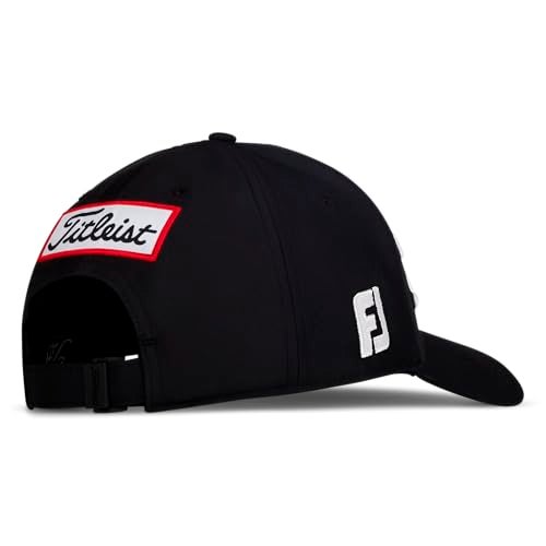 Titleist Tour Performance Golf Hat, Black/White - Image 4