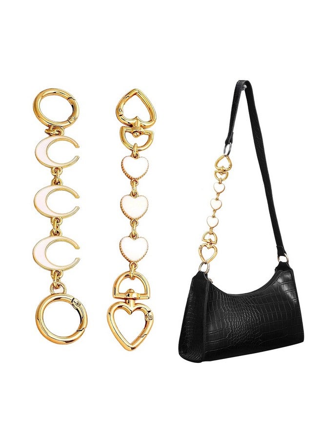  بالي حزام حقيبة PALAY® مكون من قطعتين لحقيبة الكتف وسلسلة تمديد المحفظة وسلسلة حزام ذهبية لطيفة وسلسلة توصيل سريعة وإكسسوارات حقيبة بديلة وسلسلة تمديد لحقائب الكتف والمحفظة وحقيبة اليد - Image 1