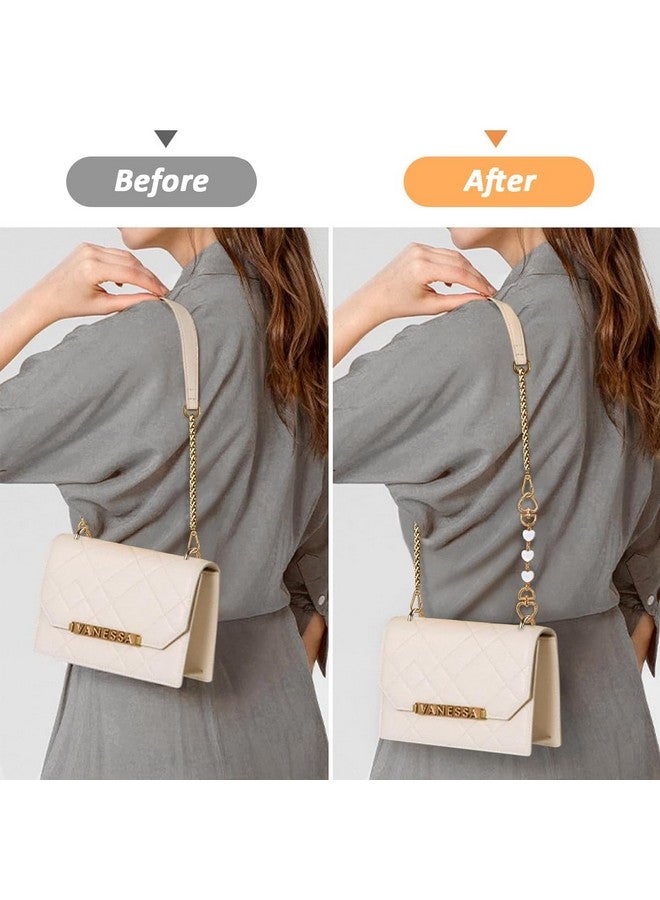  بالي حزام حقيبة PALAY® مكون من قطعتين لحقيبة الكتف وسلسلة تمديد المحفظة وسلسلة حزام ذهبية لطيفة وسلسلة توصيل سريعة وإكسسوارات حقيبة بديلة وسلسلة تمديد لحقائب الكتف والمحفظة وحقيبة اليد - Image 5