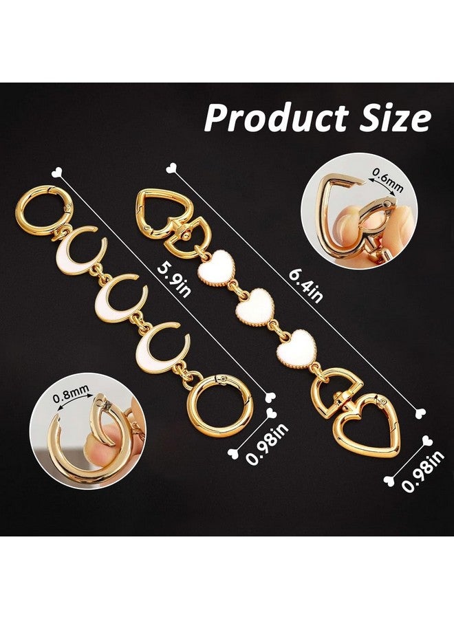  بالي حزام حقيبة PALAY® مكون من قطعتين لحقيبة الكتف وسلسلة تمديد المحفظة وسلسلة حزام ذهبية لطيفة وسلسلة توصيل سريعة وإكسسوارات حقيبة بديلة وسلسلة تمديد لحقائب الكتف والمحفظة وحقيبة اليد - Image 2