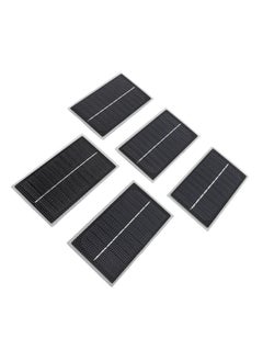 Thoraya 5pcs Small Solar Panels Professional Monocrystalline Silicon DIY Solar Panels Kits for School Science Projects LED Lights Solar Lights 4W  - Image 3