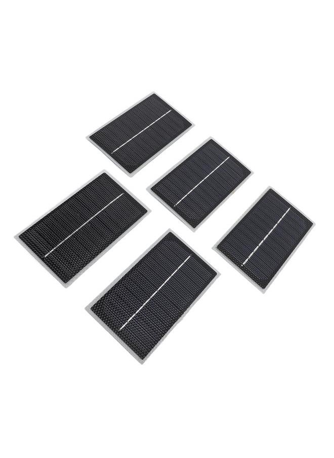 Thoraya 5pcs Small Solar Panels Professional Monocrystalline Silicon DIY Solar Panels Kits for School Science Projects LED Lights Solar Lights 4W  - Image 3