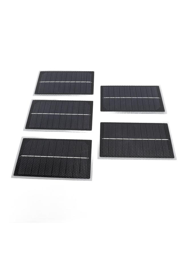 5pcs Small Solar Panels Professional Monocrystalline Silicon DIY Solar Panels Kits for School Science Projects LED Lights Solar Lights 4W