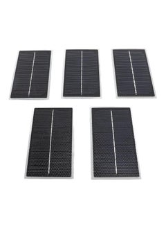 Thoraya 5pcs Small Solar Panels Professional Monocrystalline Silicon DIY Solar Panels Kits for School Science Projects LED Lights Solar Lights 4W  - Image 5