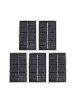 Thoraya 5pcs Small Solar Panels Professional Monocrystalline Silicon DIY Solar Panels Kits for School Science Projects LED Lights Solar Lights 4W  - Image 1