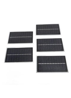 Thoraya 5pcs Small Solar Panels Professional Monocrystalline Silicon DIY Solar Panels Kits for School Science Projects LED Lights Solar Lights 4W  - Image 2