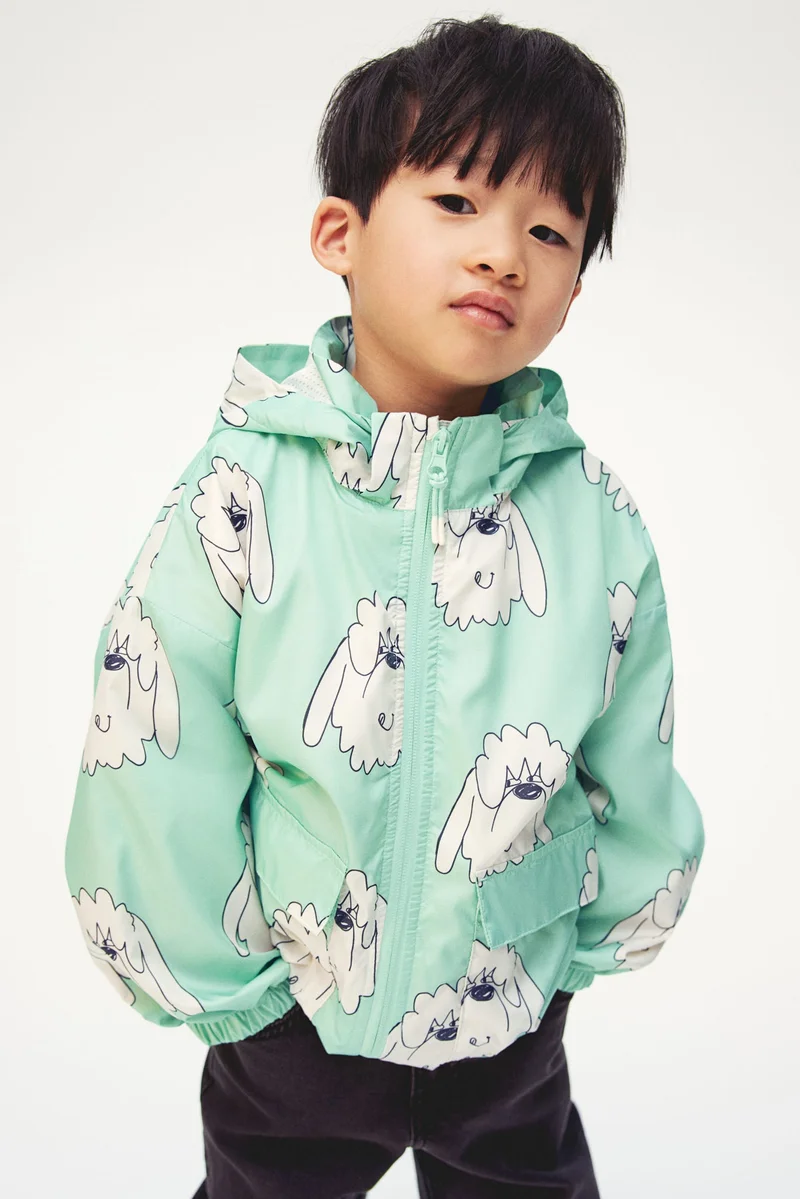 H&M Printed windbreaker