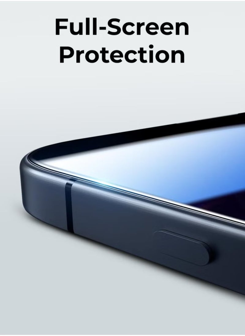 glassology - iPhone 16 Privacy Tempered Glass Screen Protector – 9H Hardness, Anti-Spy, Scratch Resistant, Case-Friendly, High-Quality Protection for Your iPhone 16 - Image 1