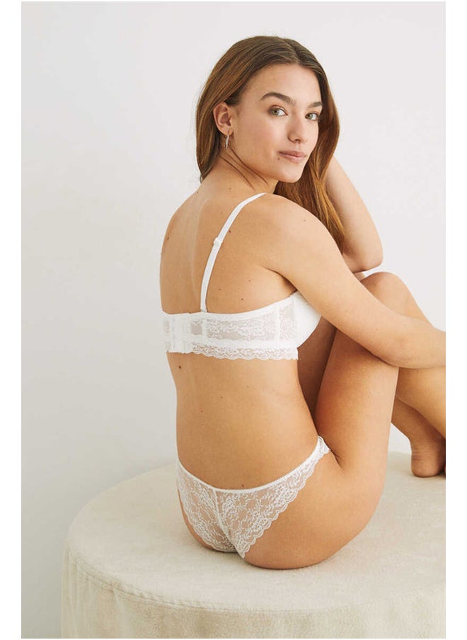 women'secret - Lace strapless push-up bra - Image 1