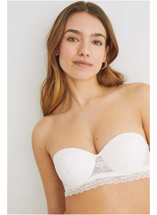 women'secret - Lace strapless push-up bra - Image 1