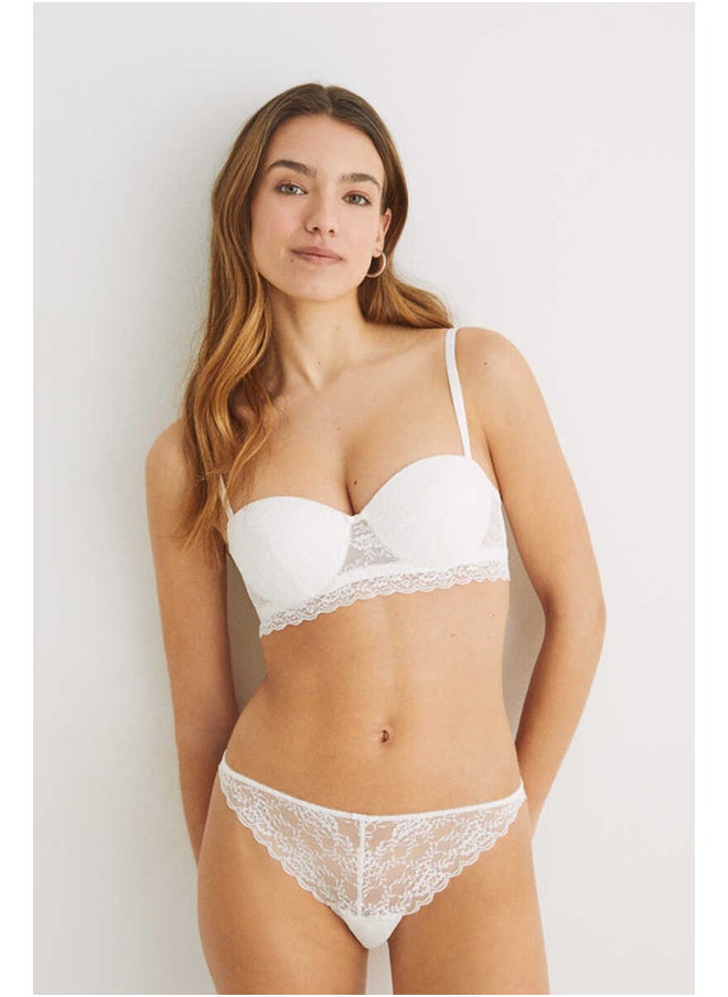 women'secret - Lace strapless push-up bra - Image 1