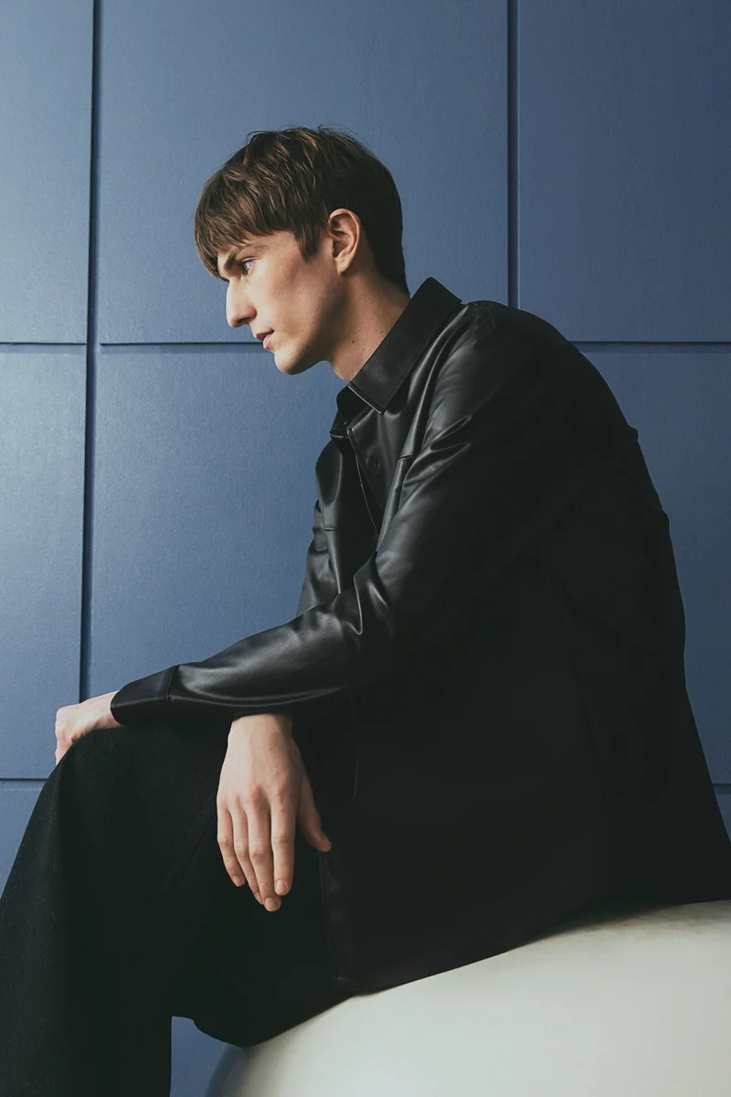 H&M Regular Fit Coated shirt