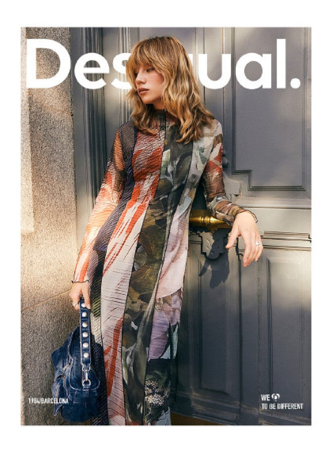 DESIGUAL slim Fit Stretch Printed Outer-stitch Women's Dress - Image 1