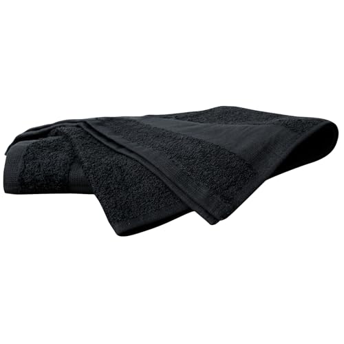 ForPro Professional Collection ForPro Premium Bleach Tough Salon Towels Black 100 Cotton BleachProof Towels Stain Resistant 16 W x 27 L 12Count - Image 3