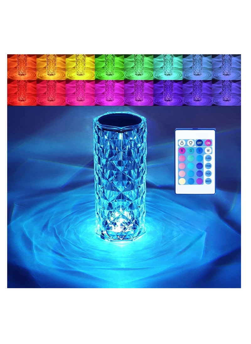 SUN SHINE Crystal Table Lamp RGB Color  - Image 1