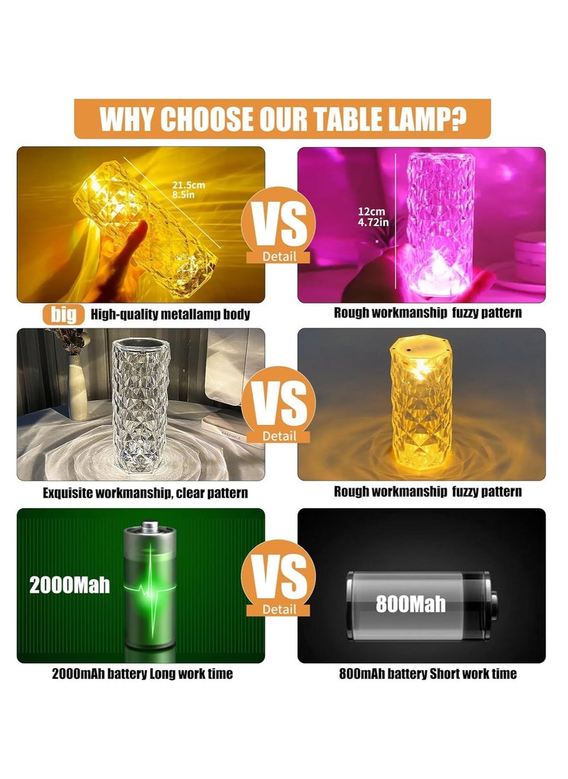 SUN SHINE Crystal Table Lamp RGB Color  - Image 4