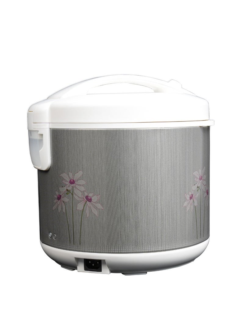AFRA Rice Cooker | 2.8L Capacity | 1000W Power | High Temperature Protection | Includes Measuring Cup & Spoon | AC 220-240V | 2-Year Warranty - Image 2