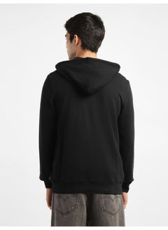 Levi's Men's Solid Black Hooded Sweatshirt  - Image 4