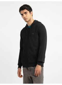 Levi's Men's Solid Black Hooded Sweatshirt  - Image 3