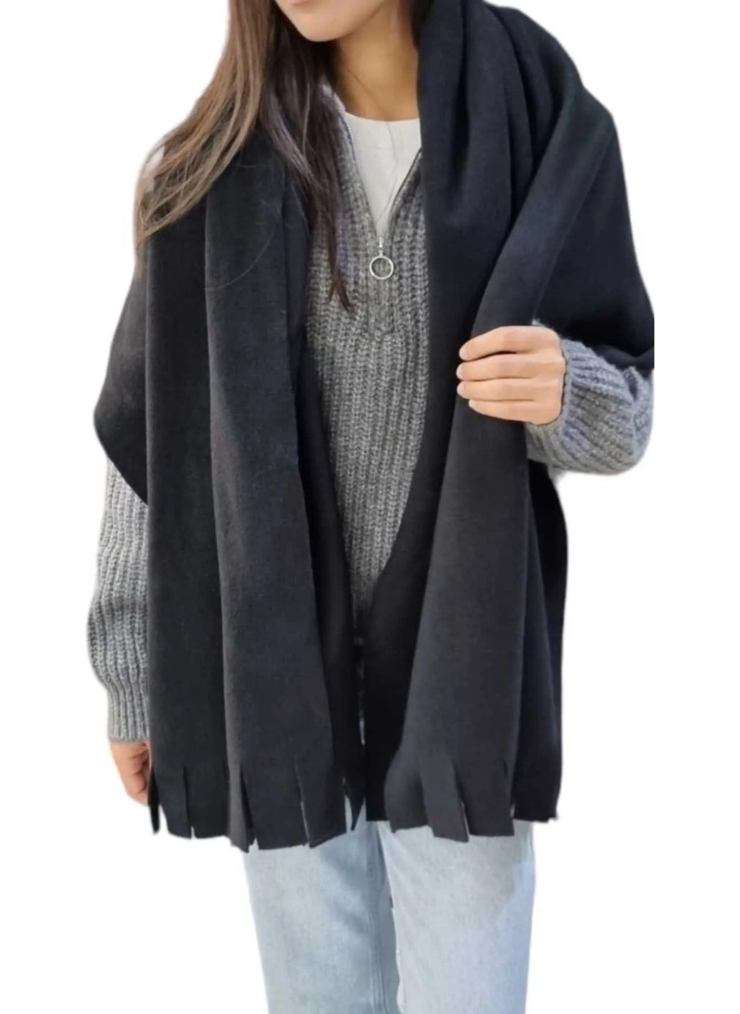Trenderrs Cafe Restaurant 1,.quality Fleece Shawl 21 Pieces 70 x 180 cm  - Image 3
