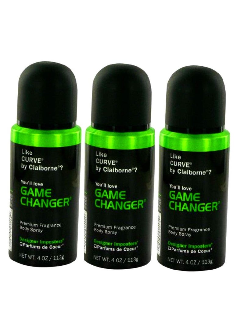 Parfums de Coeur - Parfums De Coeur Game Changer 4 oz Fragrance Body Spray Pack of 3 - Image 1