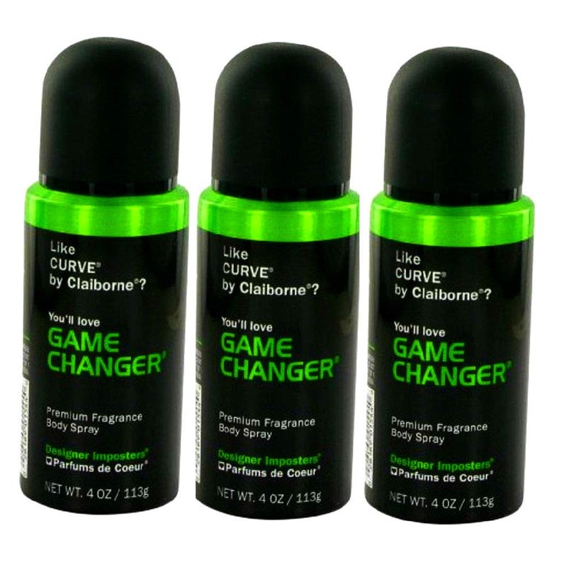 Parfums De Coeur Game Changer 4 oz Fragrance Body Spray Pack of 3