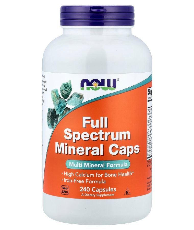 now Full Spectrum Minerals Caps 240 Capsules