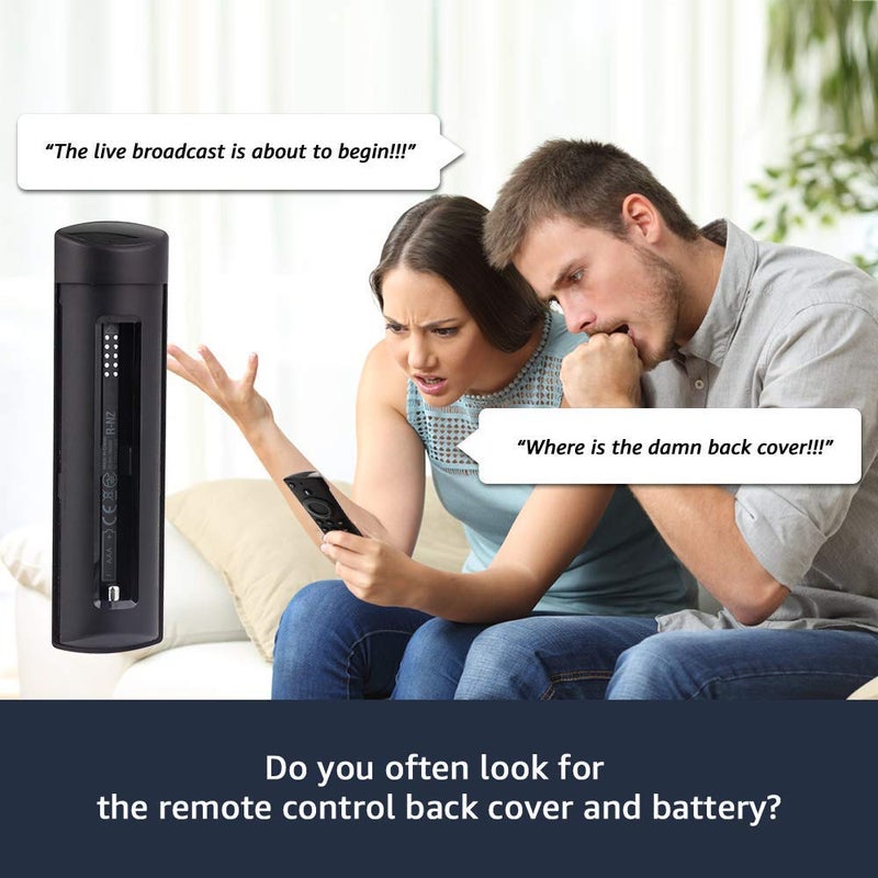 ONEBOM 3 Pack Fire Stick Remote Cover, Case for Firestick 4K / TV 2nd Gen (3rd Gen Pendant Design) Remote Control, Firestick Cover Glow in The Dark (Green Glow & Rose RED+Sky Blue Not Glow) - Image 2
