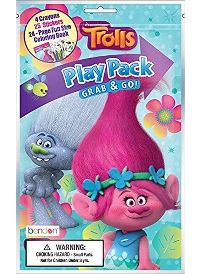 Bendon Dreamworks Trolls Play Pack Grab & Go Bundle Of 24 Party Favor - Image 3