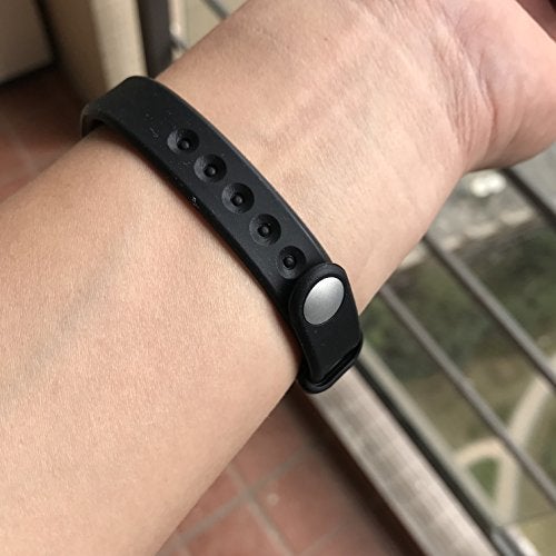 YARONGTECH NFC Wristband Ntag213 silicone bracelet black color adjustable pack of 5 - Image 3