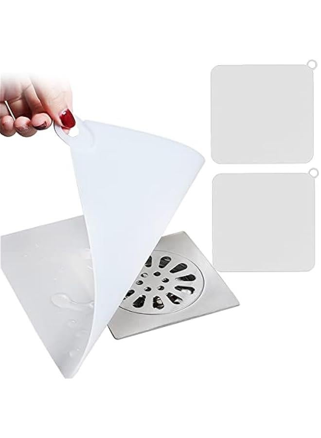 2 قطعة سميكة سيليكون سدادة استنزاف الكلمة مزيل الروائح الكريهة ، الطابق استنزاف مزيل الروائح الكريهة تغطية مانعة للتسرب تغطية سيليكون أنبوب سدادة وسادة المضادة للرائحة الكريهة ، ومناسبة للمطبخ والحمام والغسيل - Image 1